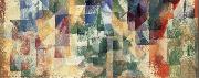 Delaunay, Robert The three landscape of Window Germany oil painting artist